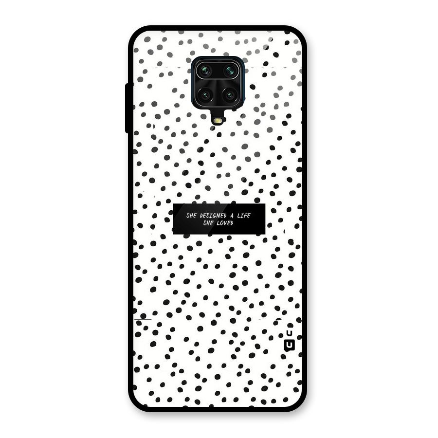 Life Loved Glass Back Case for Redmi Note 9 Pro