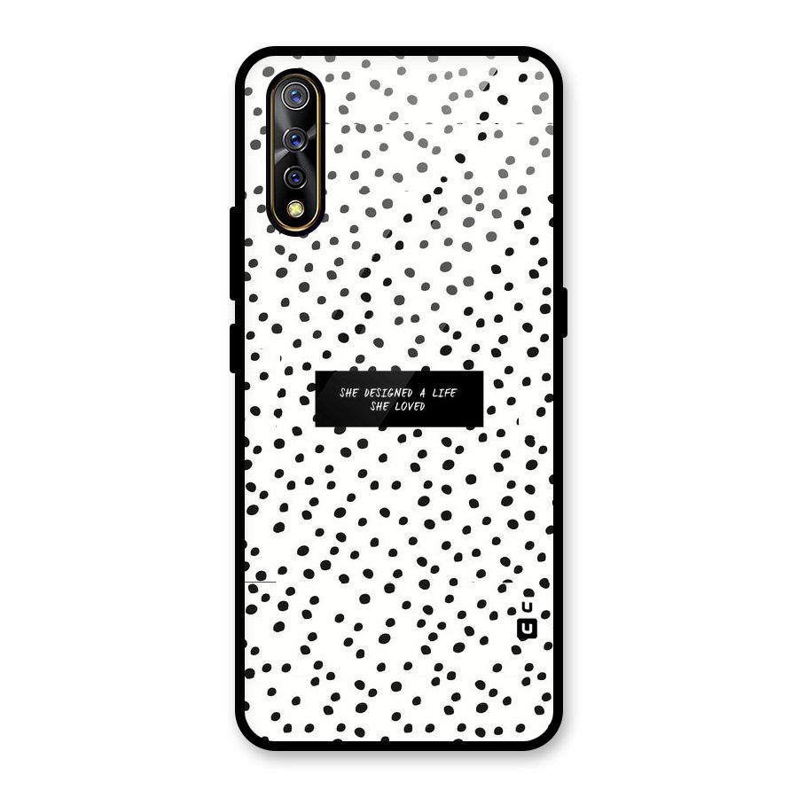 Life Loved Glass Back Case for Vivo S1