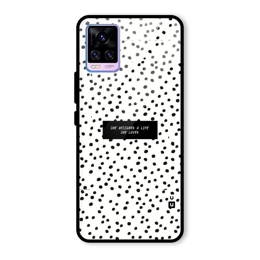 Life Loved Glass Back Case for Vivo V20 Pro