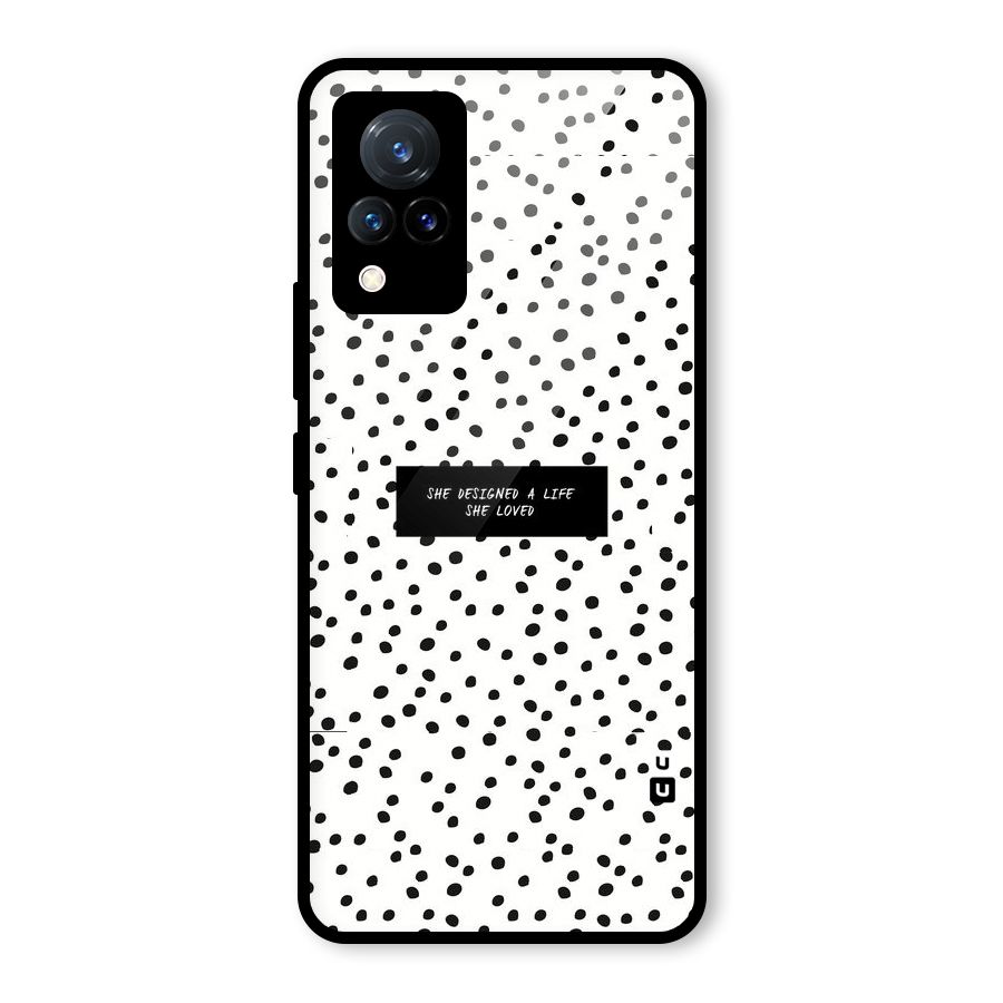 Life Loved Glass Back Case for Vivo V21 5G