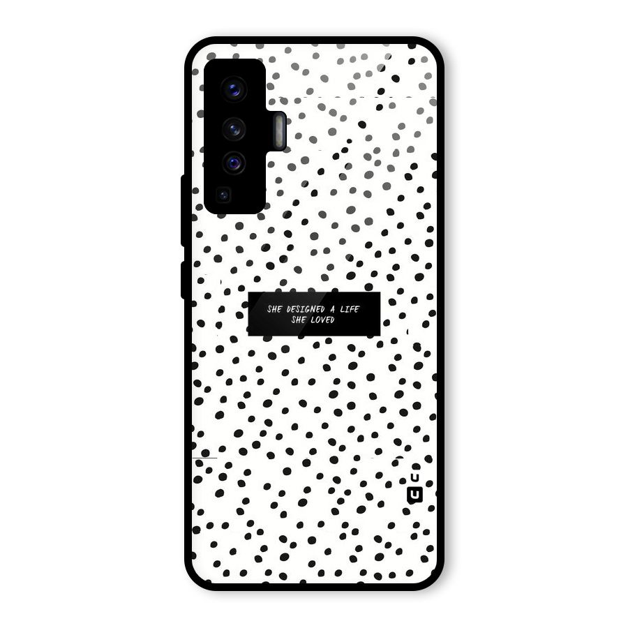 Life Loved Glass Back Case for Vivo X50