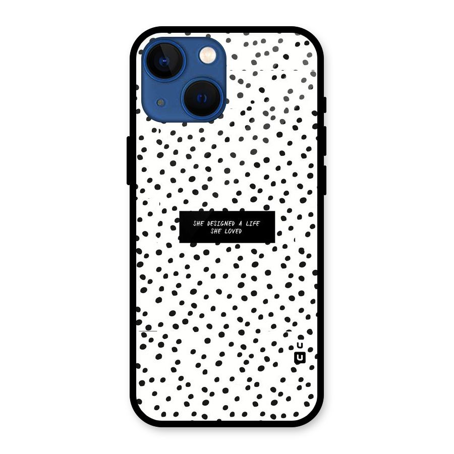 Life Loved Glass Back Case for iPhone 13 Mini