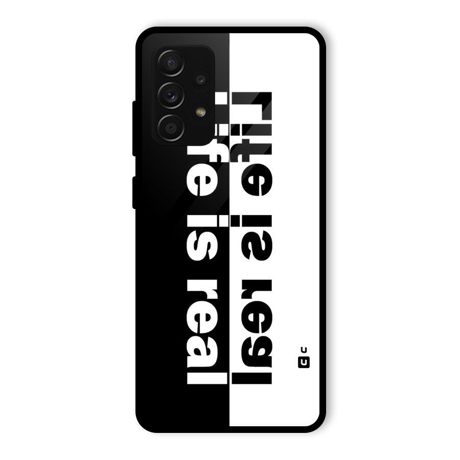 Life Reality Glass Back Case for Galaxy A53 5G