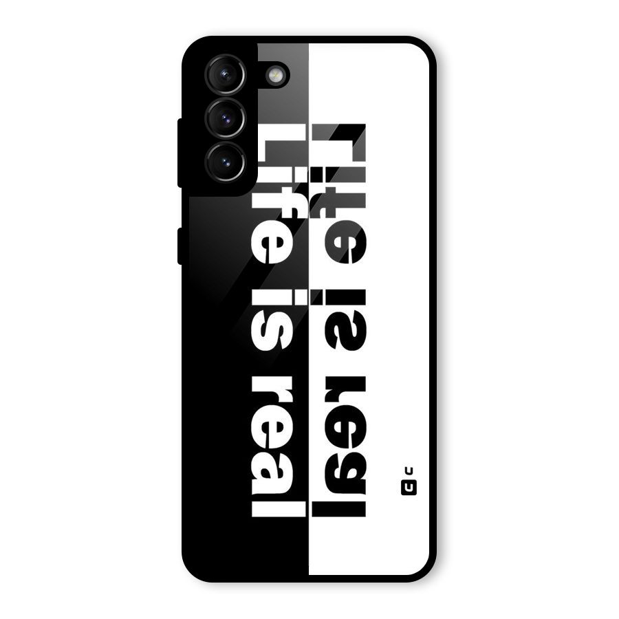 Life Reality Glass Back Case for Galaxy S21 Plus