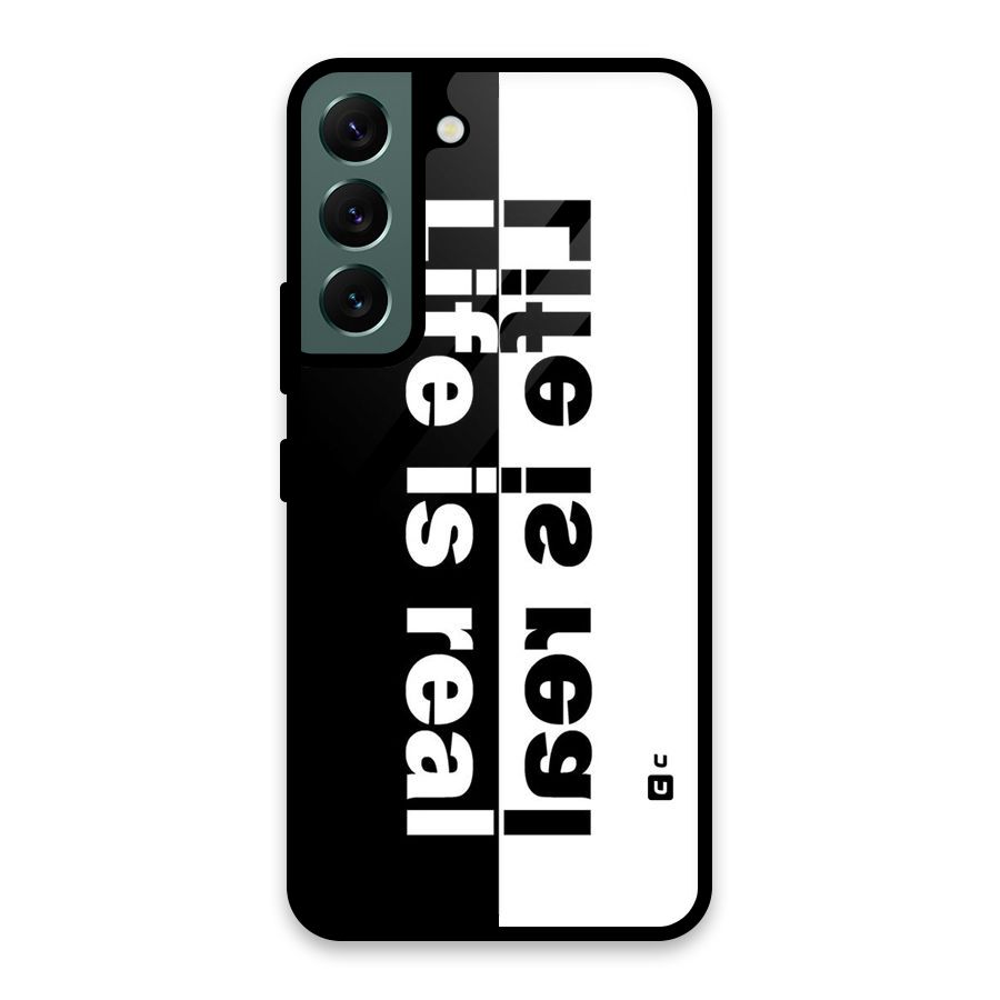 Life Reality Glass Back Case for Galaxy S22 5G