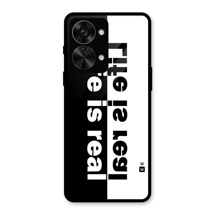 Life Reality Glass Back Case for OnePlus Nord 2T