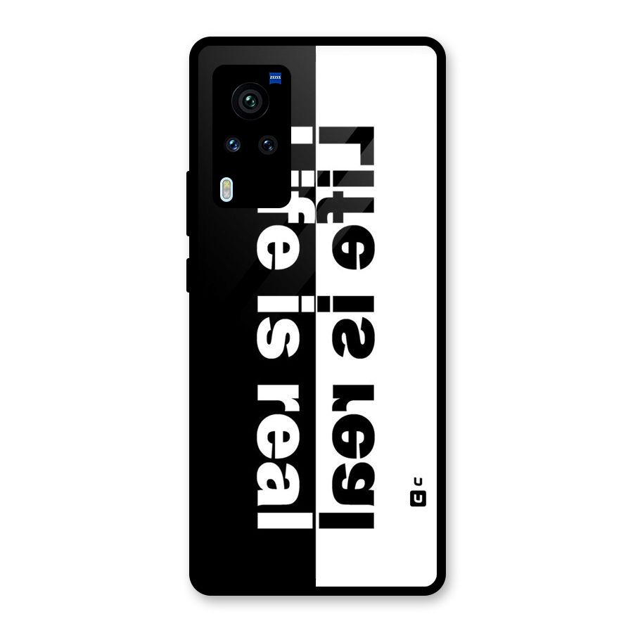 Life Reality Glass Back Case for Vivo X60 Pro