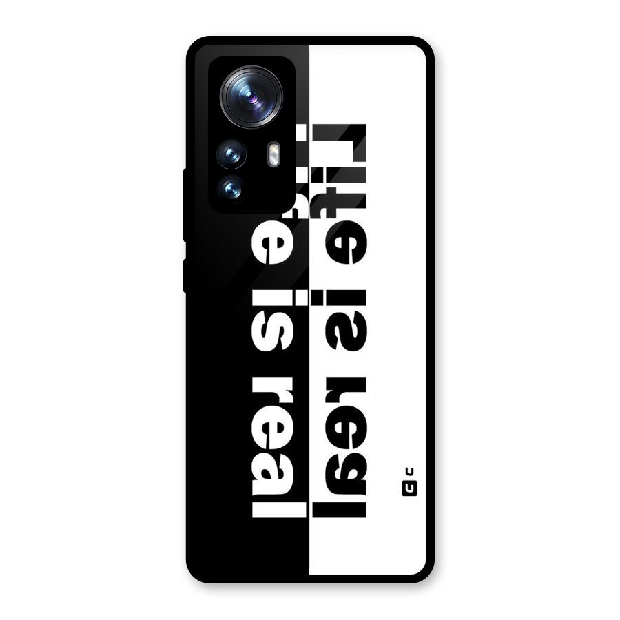 Life Reality Glass Back Case for Xiaomi 12 Pro