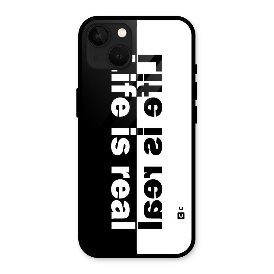 Life Reality Glass Back Case for iPhone 13