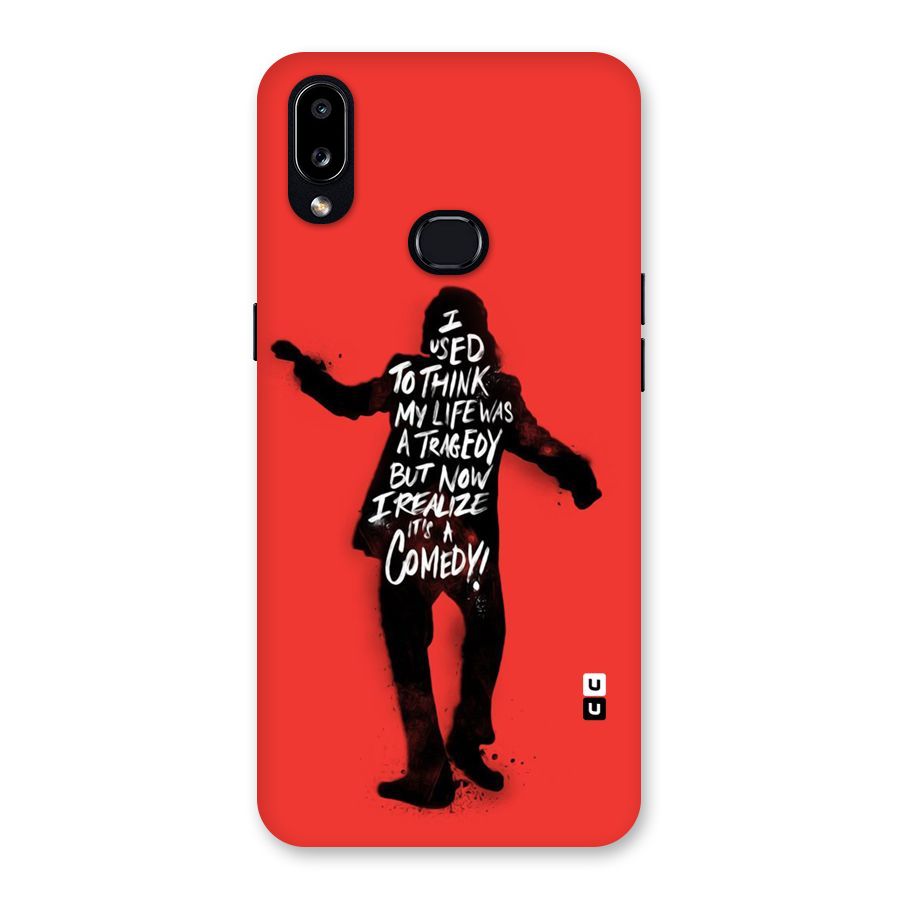 Life Tragedy Comedy Back Case for Galaxy A10s