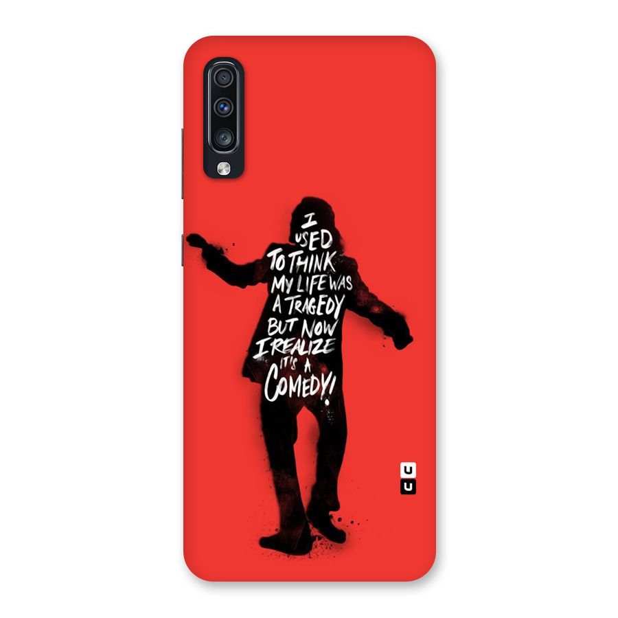 Life Tragedy Comedy Back Case for Galaxy A70s