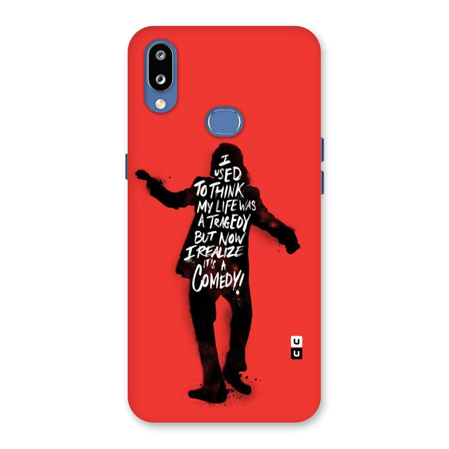 Life Tragedy Comedy Back Case for Galaxy M01s