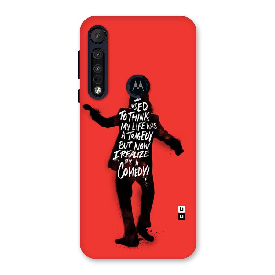 Life Tragedy Comedy Back Case for Motorola One Macro