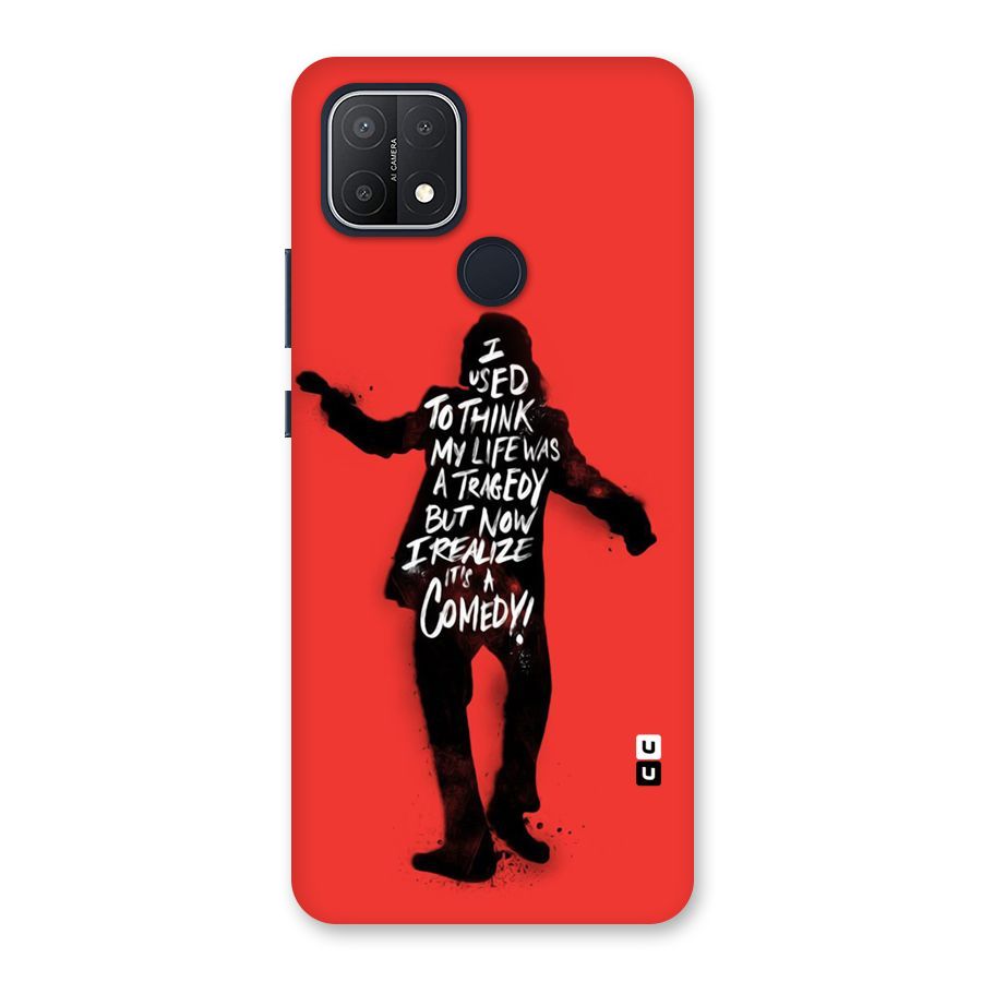 Life Tragedy Comedy Back Case for Oppo A15