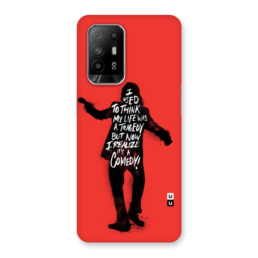 Life Tragedy Comedy Back Case for Oppo F19 Pro Plus 5G