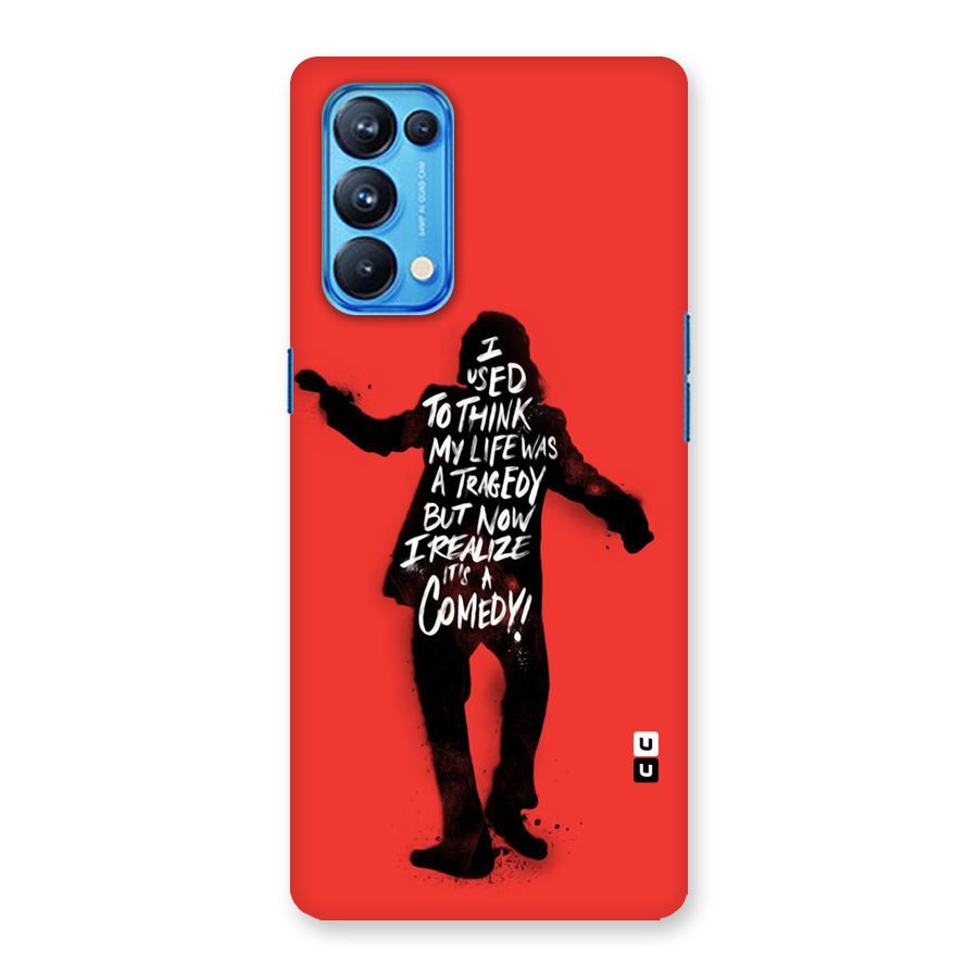 Life Tragedy Comedy Back Case for Oppo Reno5 Pro 5G