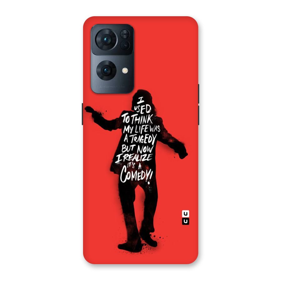 Life Tragedy Comedy Back Case for Oppo Reno7 Pro 5G