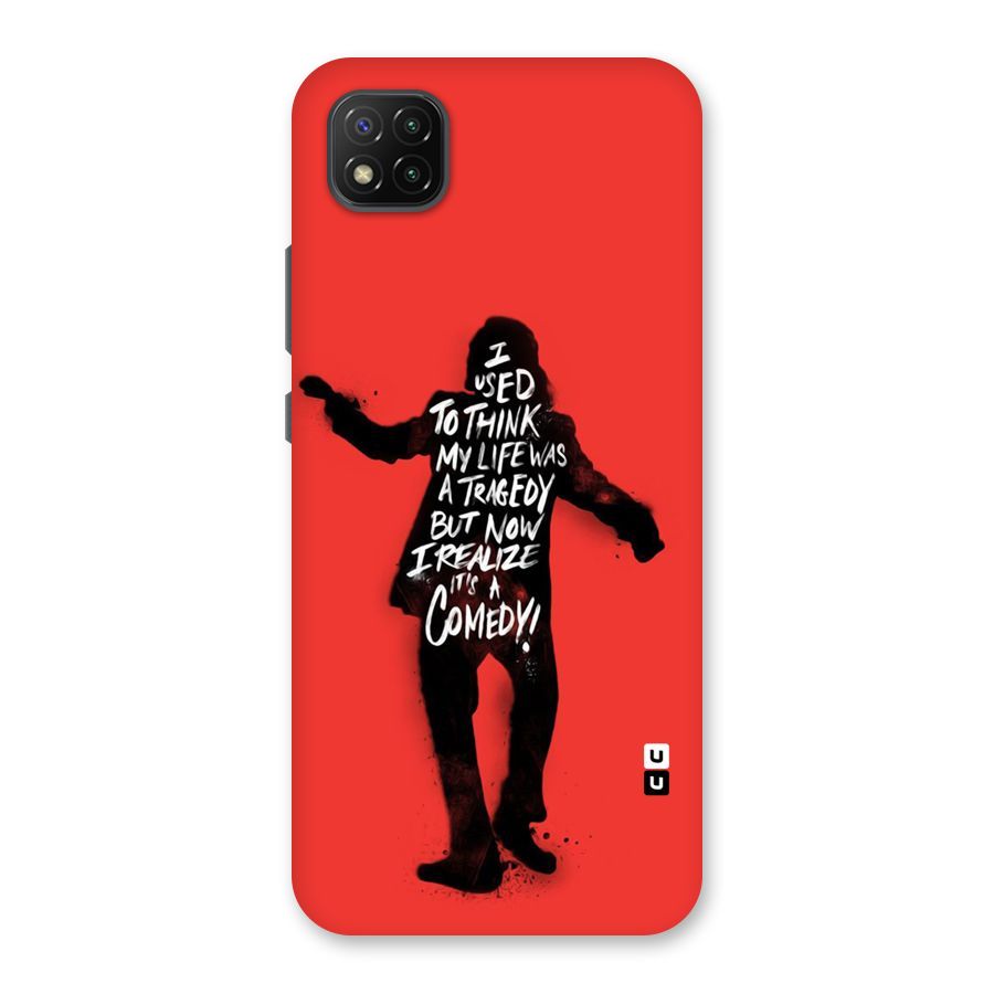 Life Tragedy Comedy Back Case for Poco C3