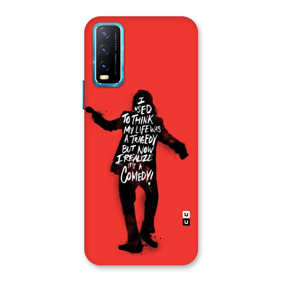 Life Tragedy Comedy Back Case for Vivo Y20A