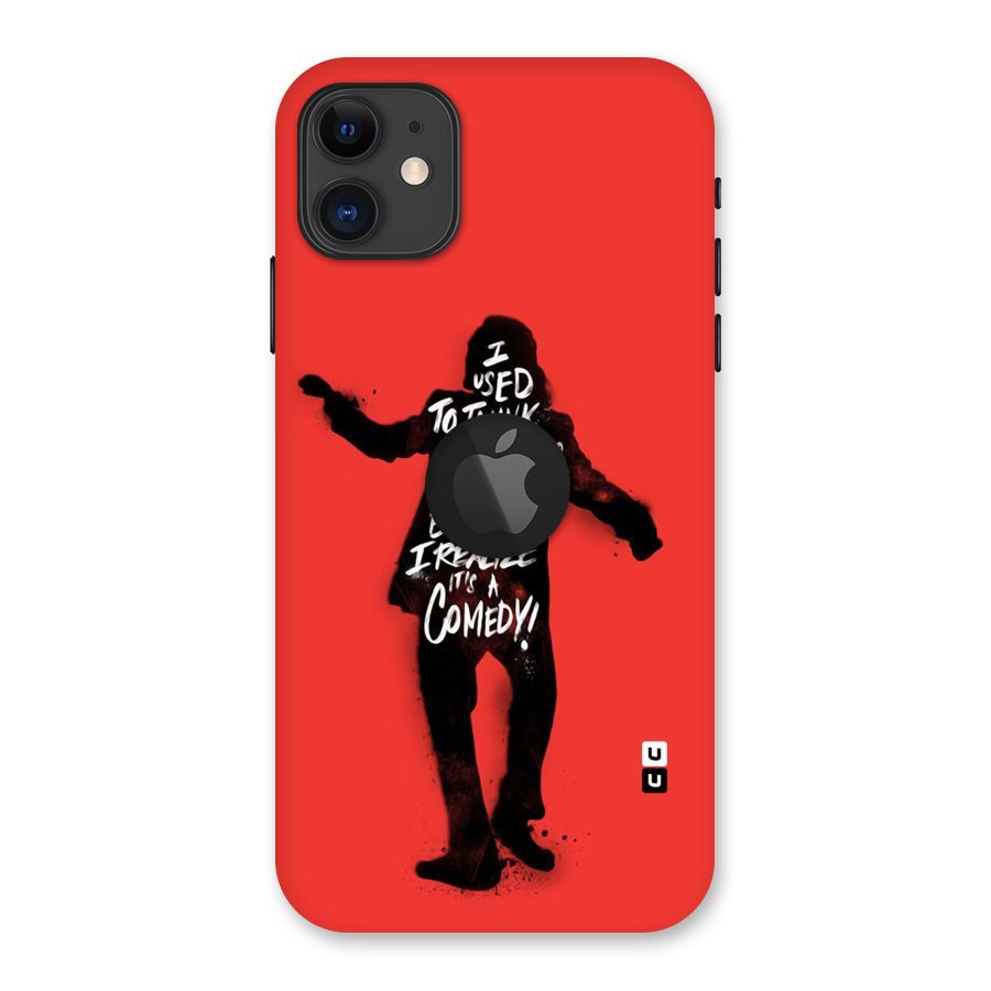 Life Tragedy Comedy Back Case for iPhone 11 Logo Cut