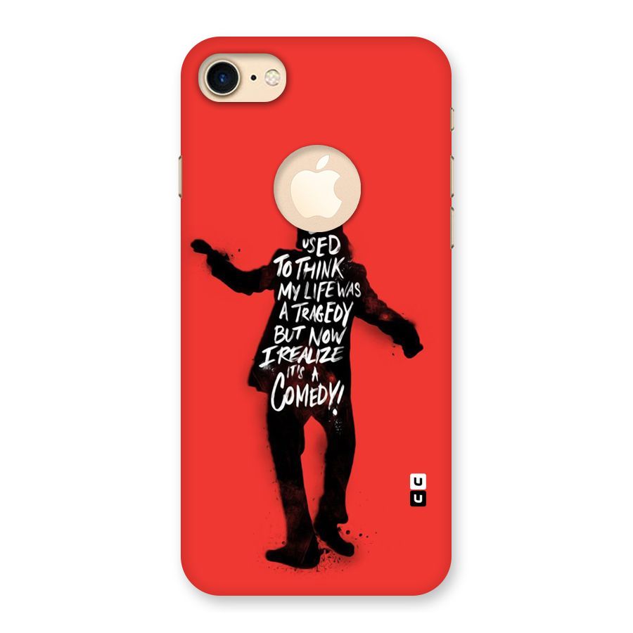 Life Tragedy Comedy Back Case for iPhone 7 Logo Cut