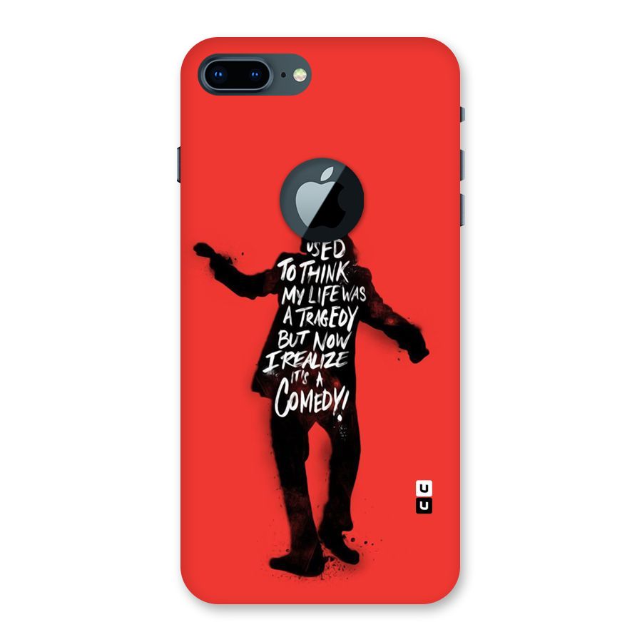 Life Tragedy Comedy Back Case for iPhone 7 Plus Logo Cut
