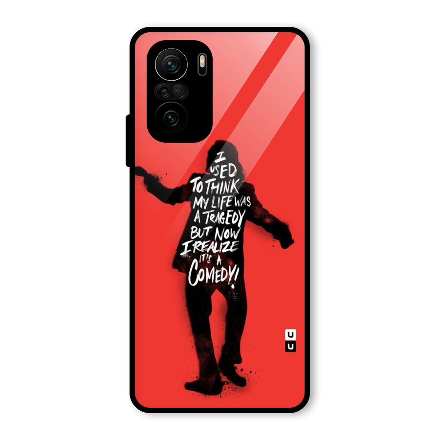 Life Tragedy Comedy Glass Back Case for Mi 11X Pro