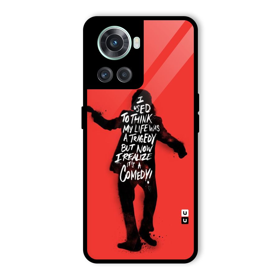 Life Tragedy Comedy Glass Back Case for OnePlus 10R