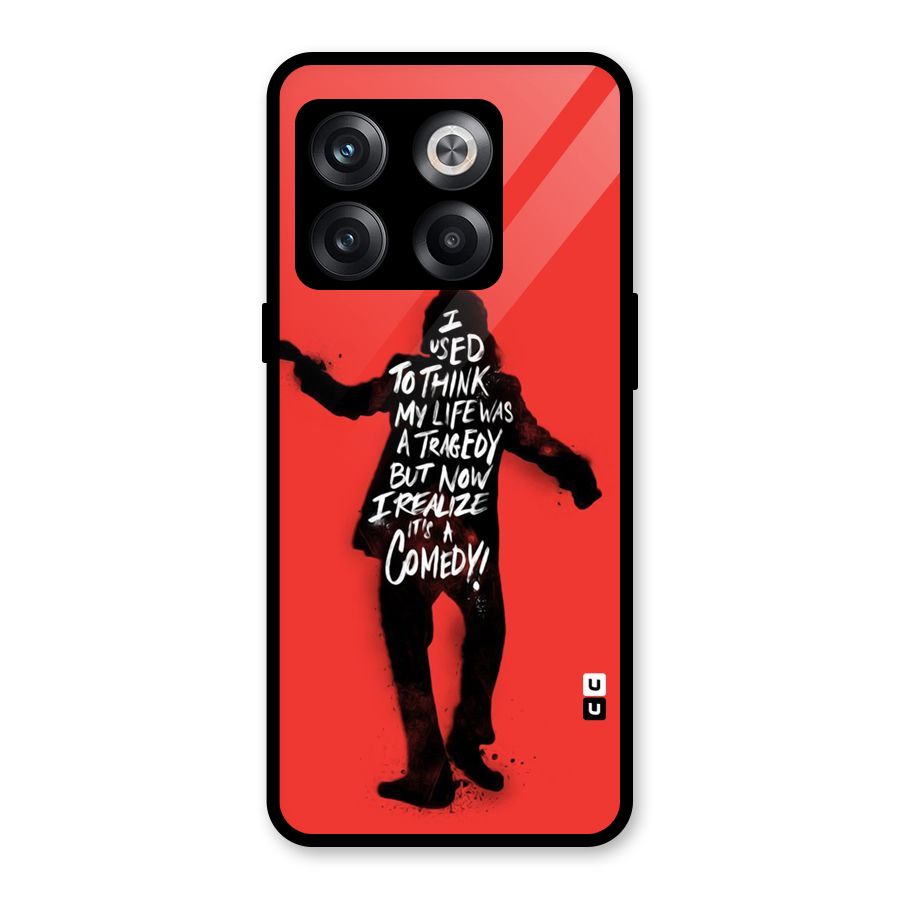 Life Tragedy Comedy Glass Back Case for OnePlus 10T