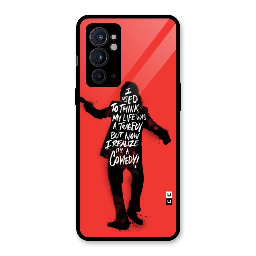 Life Tragedy Comedy Glass Back Case for OnePlus 9RT 5G