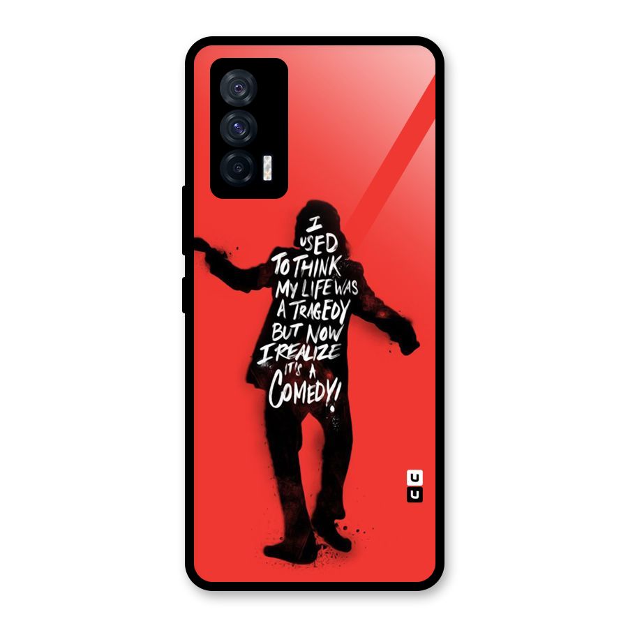 Life Tragedy Comedy Glass Back Case for Vivo iQOO 7 5G