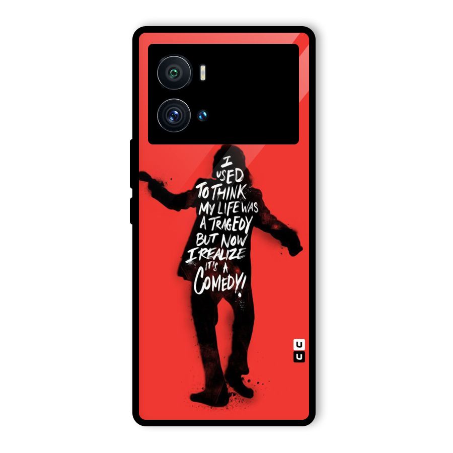 Life Tragedy Comedy Glass Back Case for Vivo iQOO 9 Pro