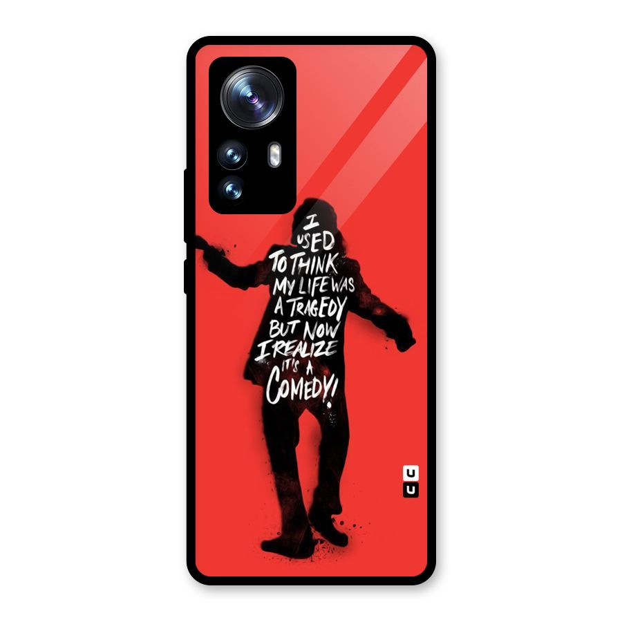 Life Tragedy Comedy Glass Back Case for Xiaomi 12 Pro