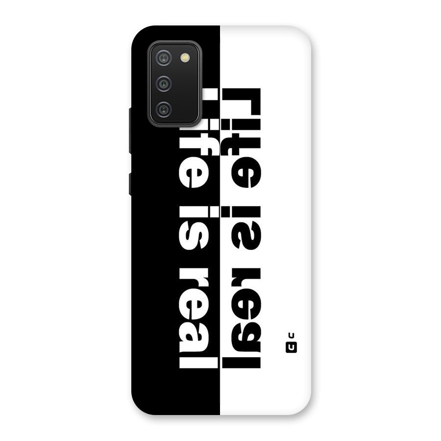 Life is Real Back Case for Galaxy M02s