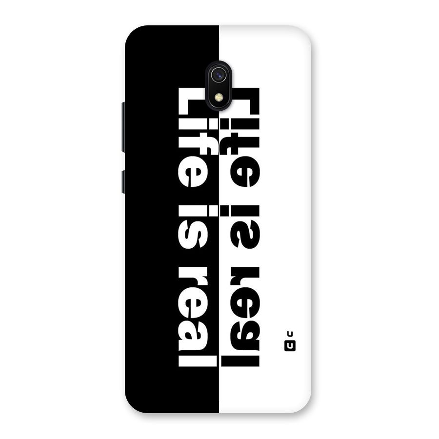 Life is Real Back Case for Redmi 8A