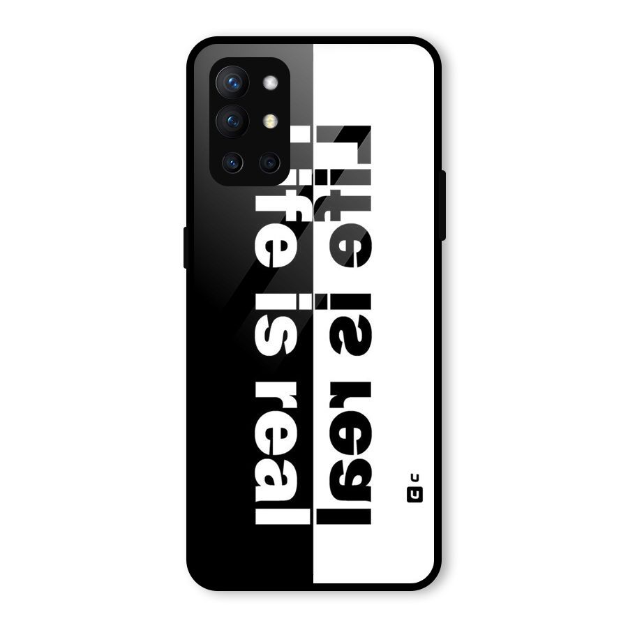 Life is Real Glass Back Case for OnePlus 9R