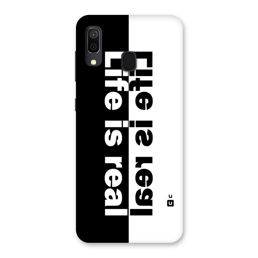 Life is Real Simple Back Case for Galaxy A20