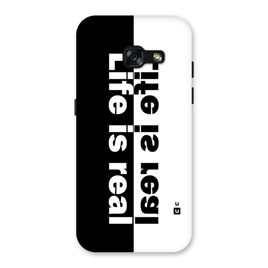 Life is Real Simple Back Case for Galaxy A3 (2017)