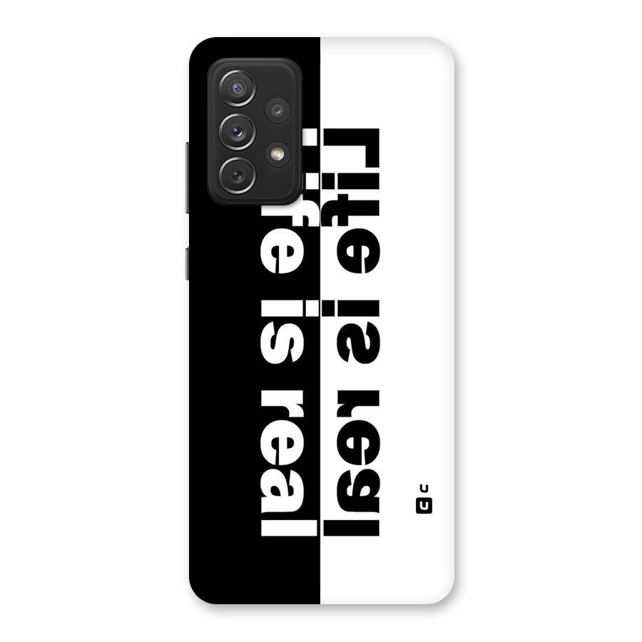 Life is Real Simple Back Case for Galaxy A72