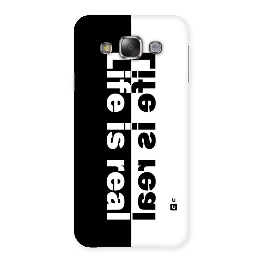 Life is Real Simple Back Case for Galaxy E7
