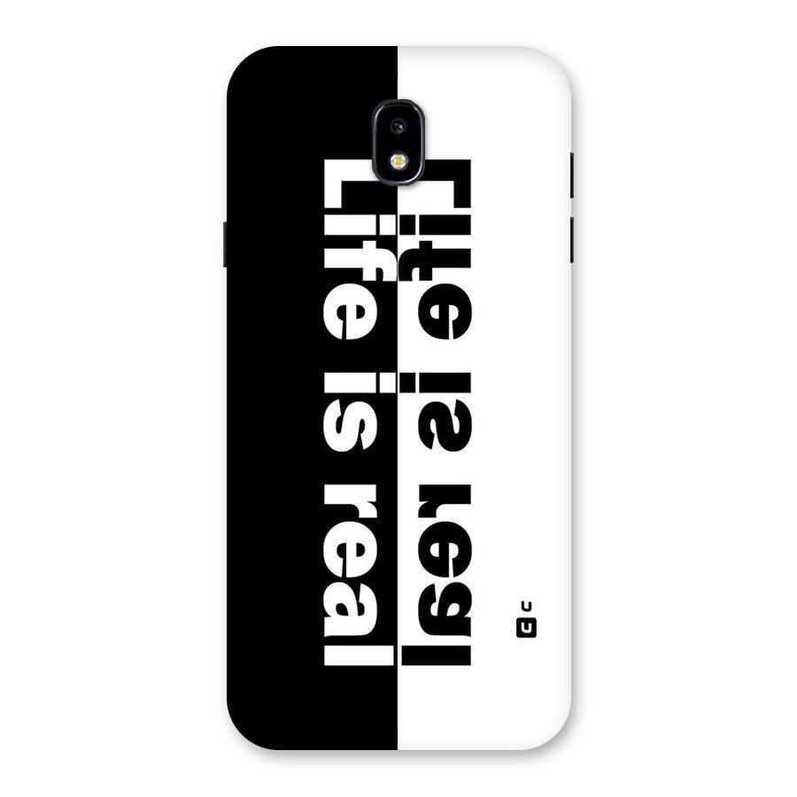 Life is Real Simple Back Case for Galaxy J7 Pro