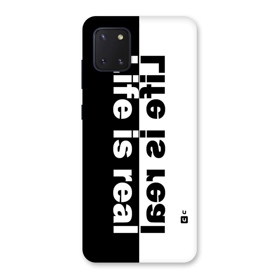 Life is Real Simple Back Case for Galaxy Note 10 Lite