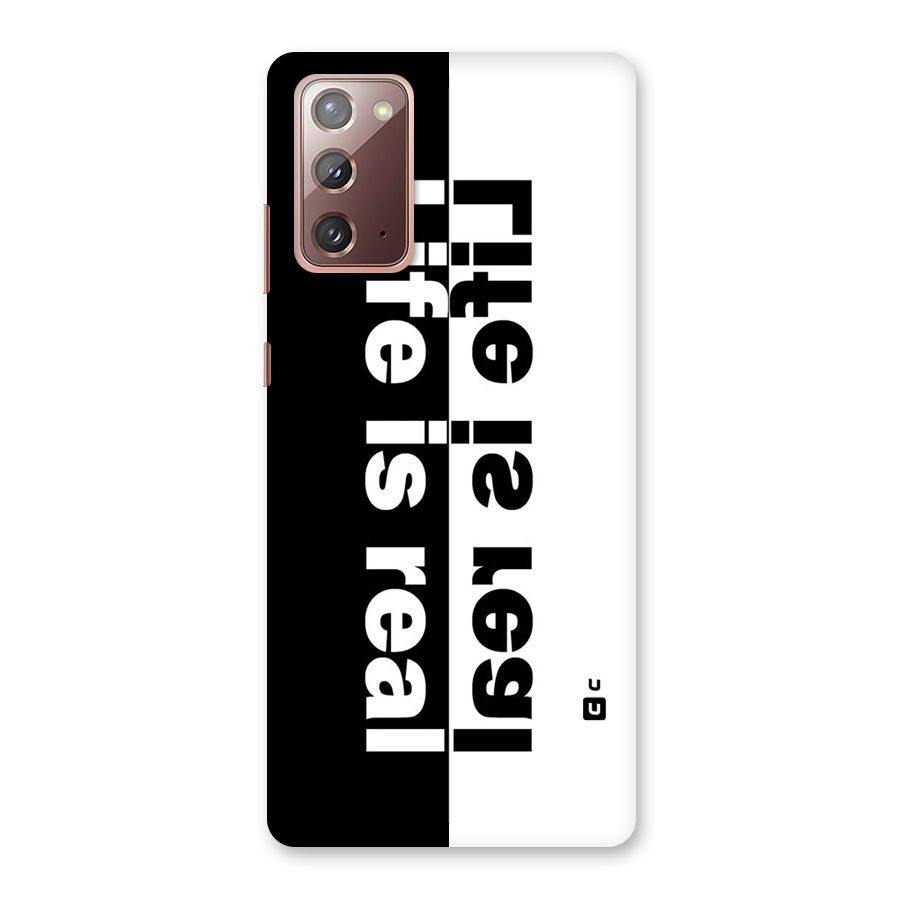 Life is Real Simple Back Case for Galaxy Note 20