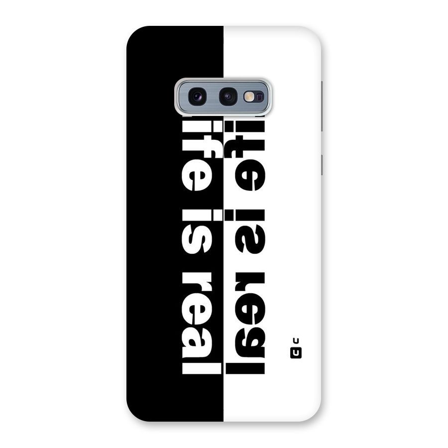 Life is Real Simple Back Case for Galaxy S10e