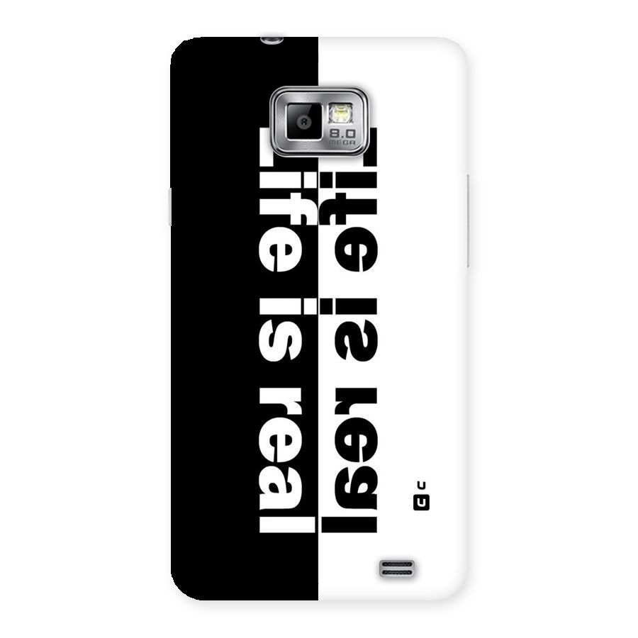 Life is Real Simple Back Case for Galaxy S2