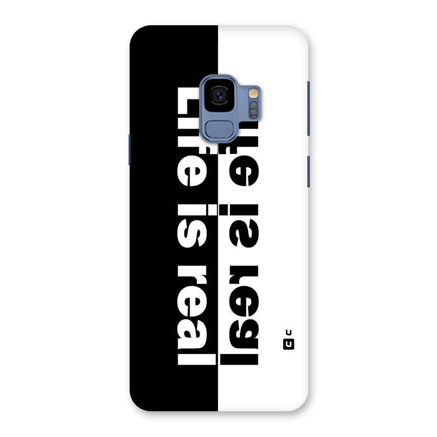 Life is Real Simple Back Case for Galaxy S9