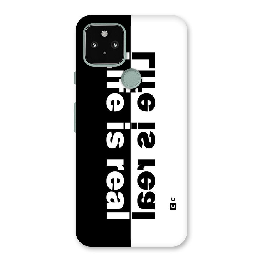 Life is Real Simple Back Case for Google Pixel 5