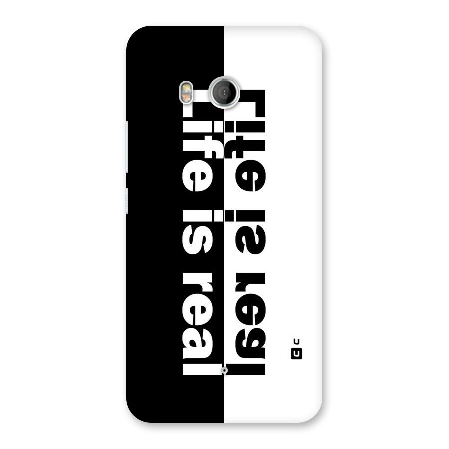 Life is Real Simple Back Case for HTC U11
