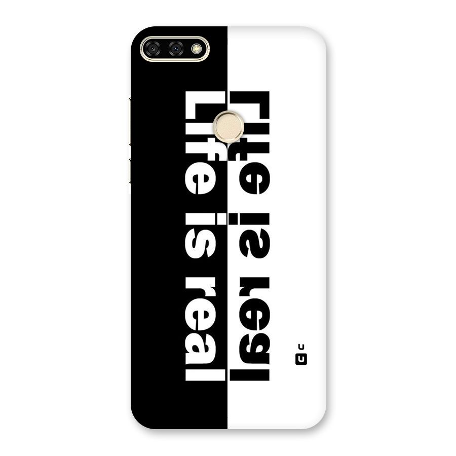 Life is Real Simple Back Case for Honor 7A