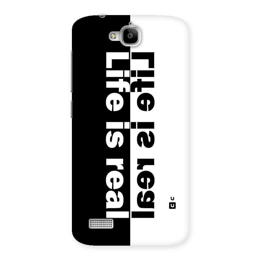 Life is Real Simple Back Case for Honor Holly